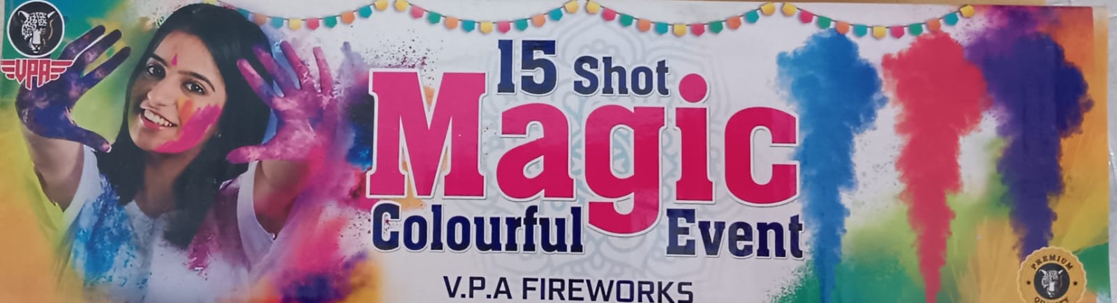 15 MULTI COLOUR SMOKE SHOT